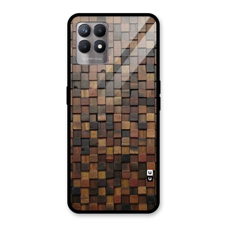 Blocks Of Wood Glass Back Case for Realme Narzo 50