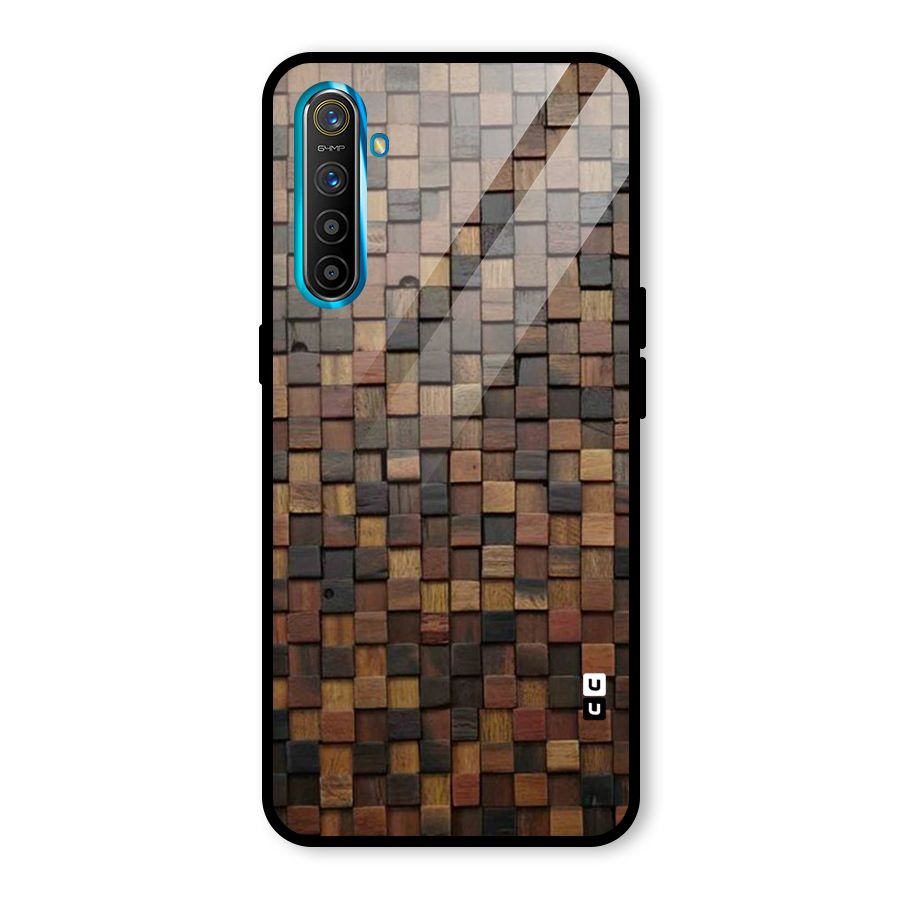 Blocks Of Wood Glass Back Case for Realme X2