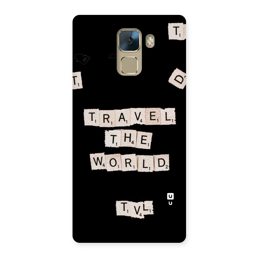 Blocks Travel Back Case for Huawei Honor 7