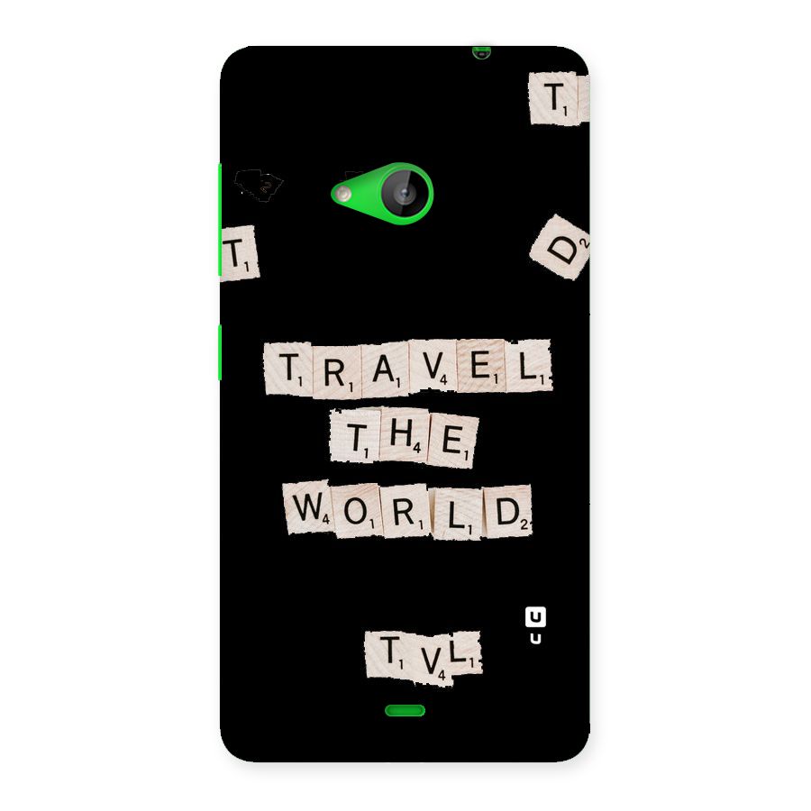 Blocks Travel Back Case for Lumia 535
