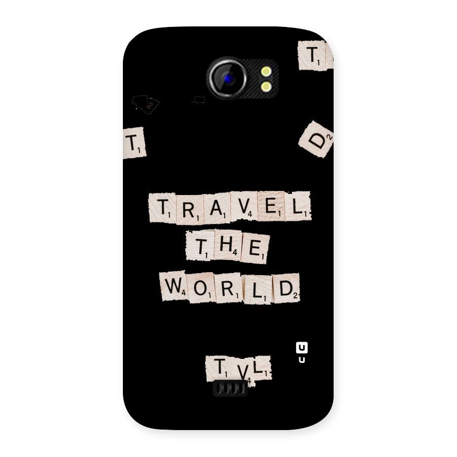 Blocks Travel Back Case for Micromax Canvas 2 A110