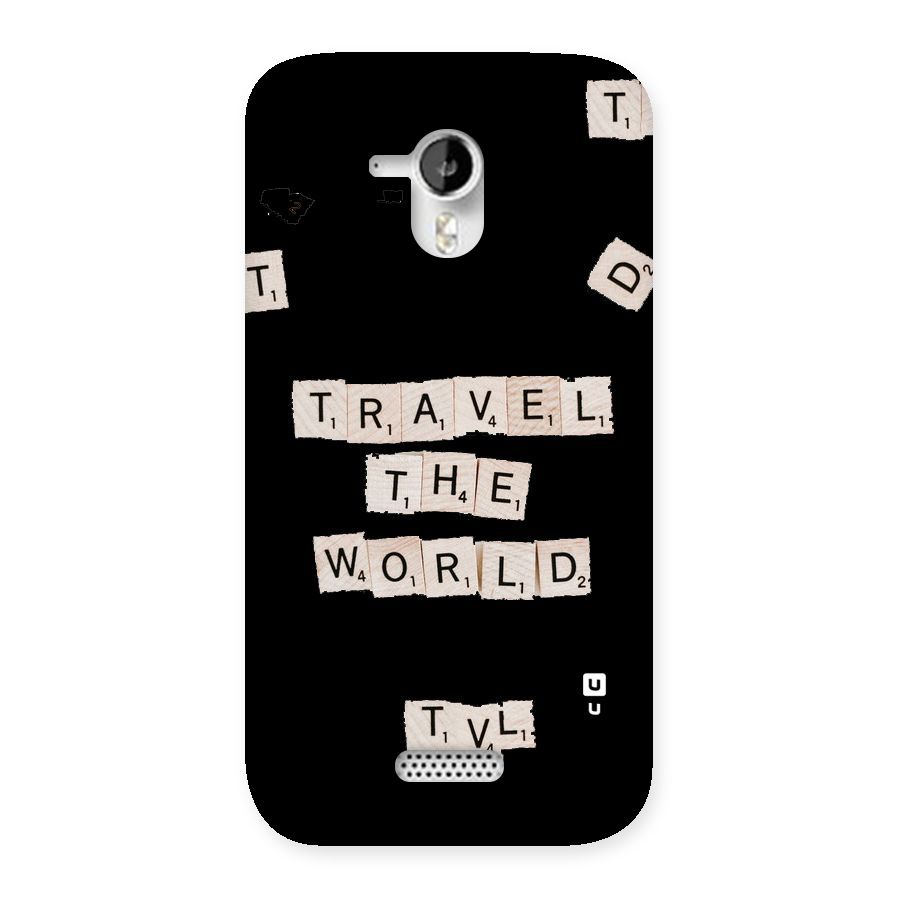 Blocks Travel Back Case for Micromax Canvas HD A116
