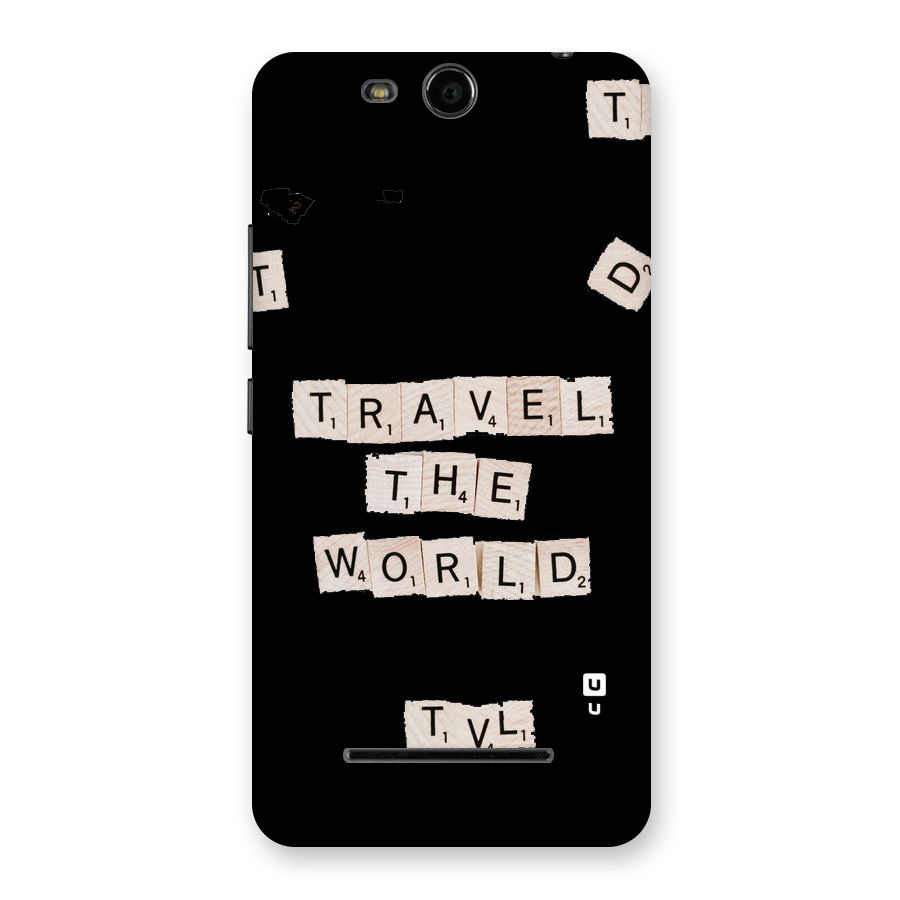 Blocks Travel Back Case for Micromax Canvas Juice 3 Q392