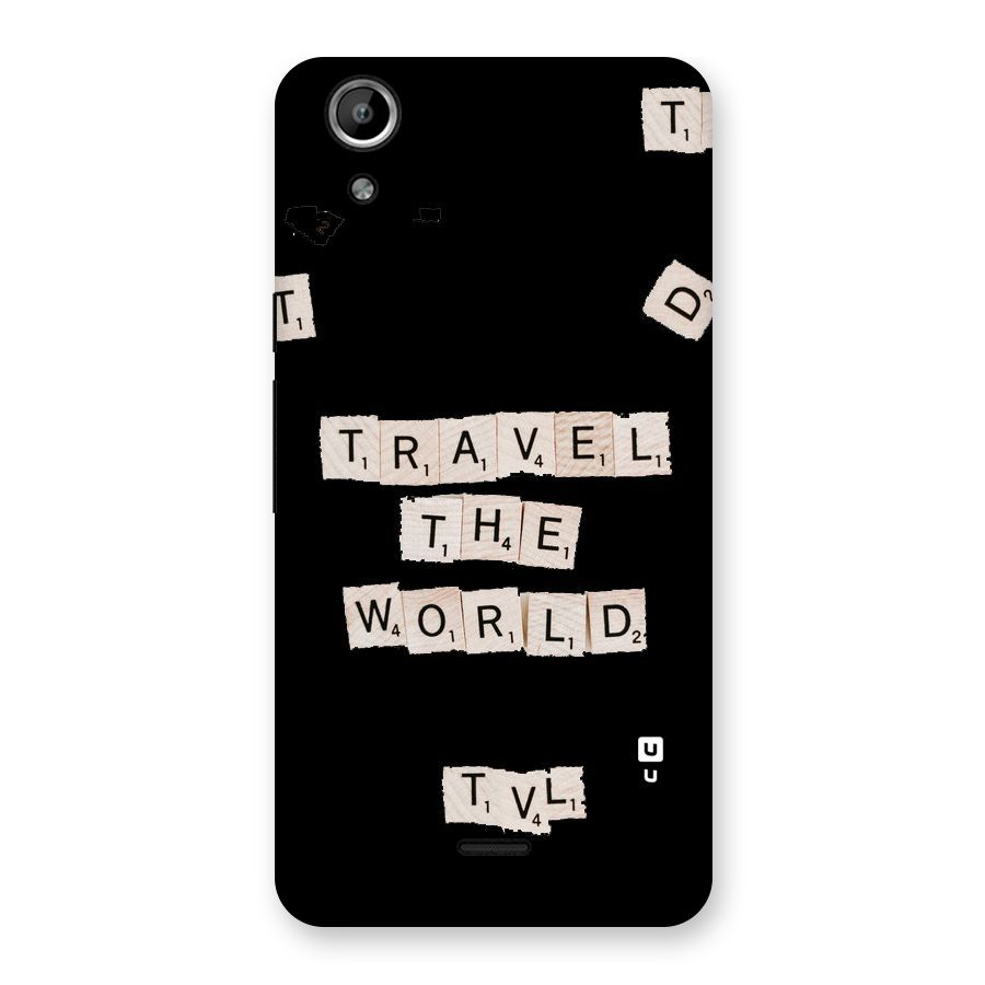 Blocks Travel Back Case for Micromax Canvas Selfie Lens Q345