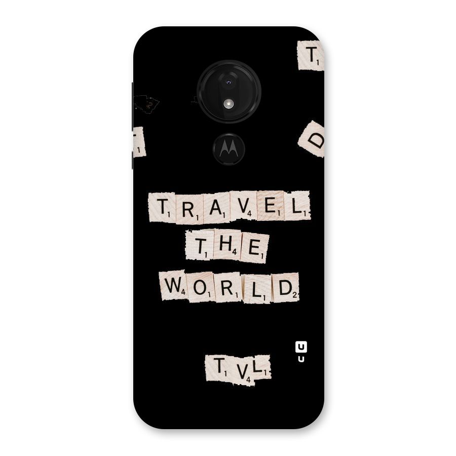 Blocks Travel Back Case for Moto G7 Power