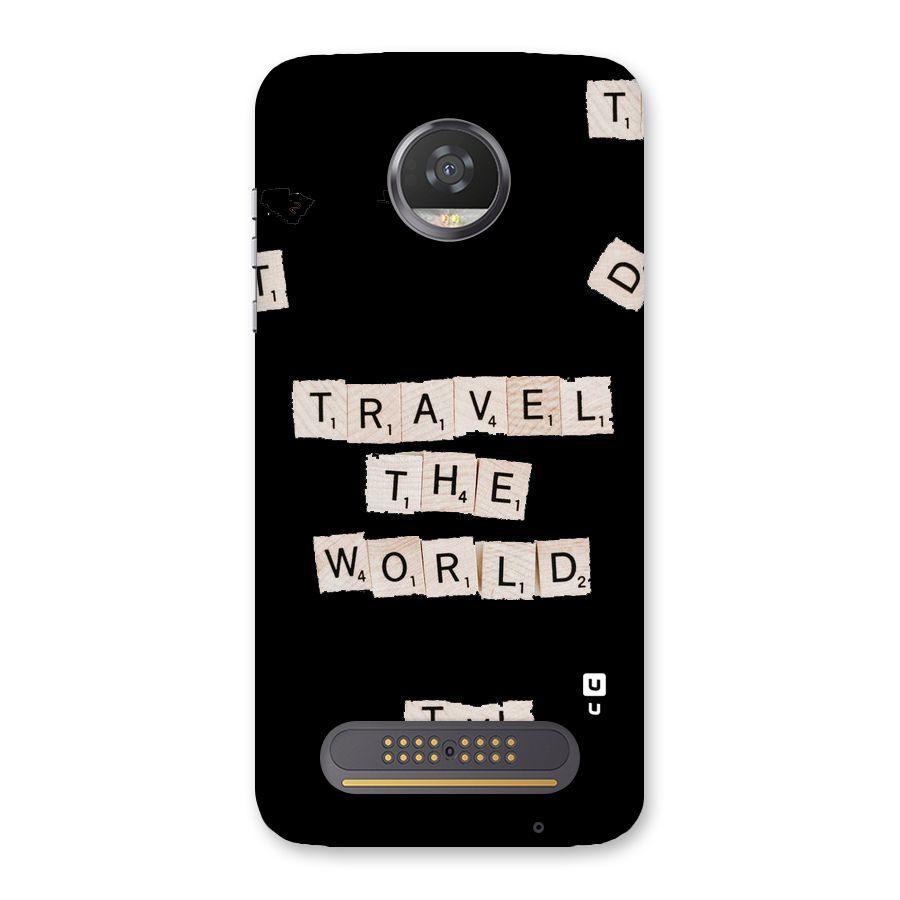 Blocks Travel Back Case for Moto Z2 Play