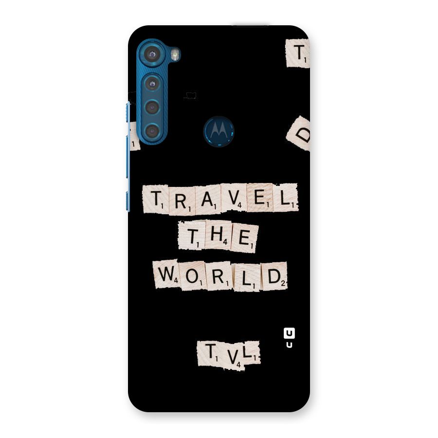 Blocks Travel Back Case for Motorola One Fusion Plus
