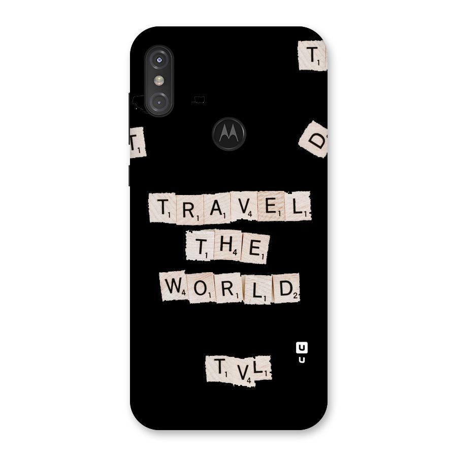 Blocks Travel Back Case for Motorola One Power