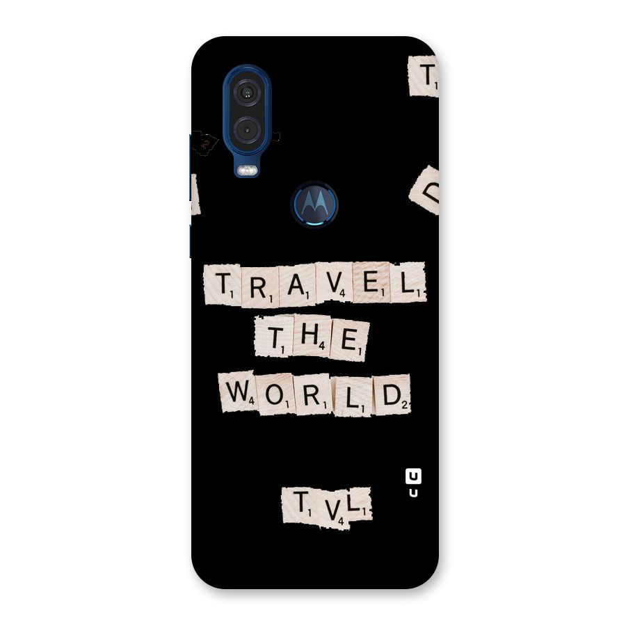 Blocks Travel Back Case for Motorola One Vision