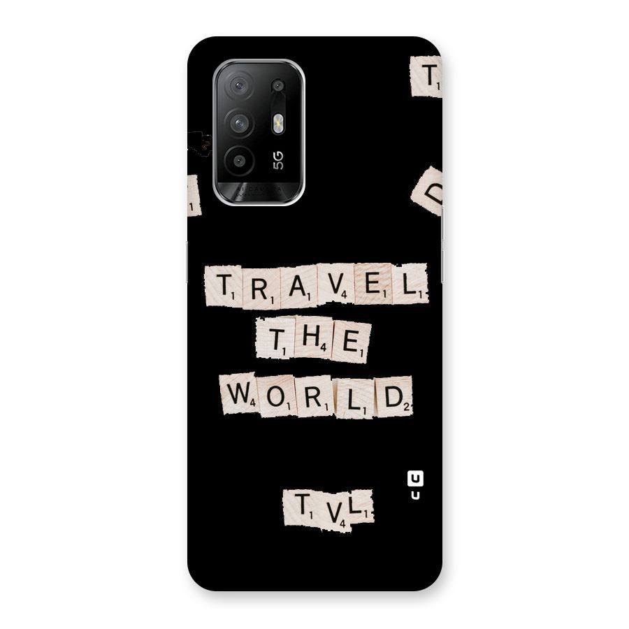 Blocks Travel Back Case for Oppo F19 Pro Plus 5G