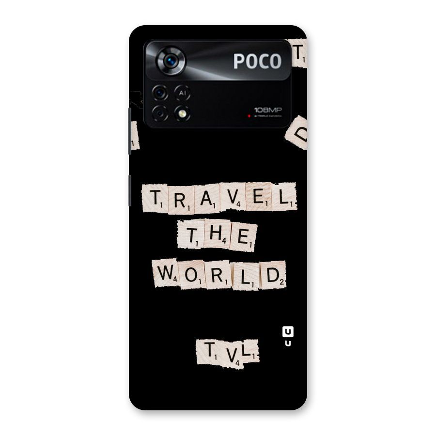 Blocks Travel Back Case for Poco X4 Pro 5G