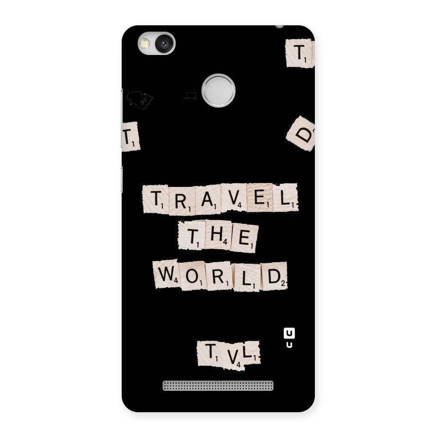 Blocks Travel Back Case for Redmi 3S Prime