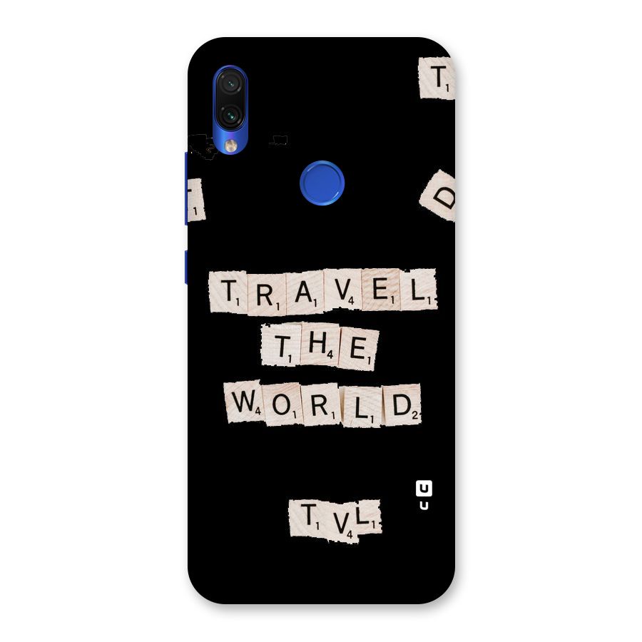 Blocks Travel Back Case for Redmi Note 7S