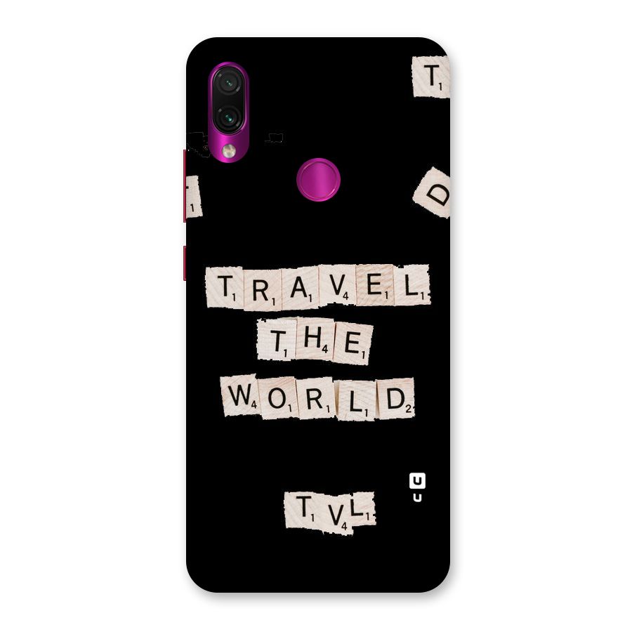Blocks Travel Back Case for Redmi Note 7 Pro