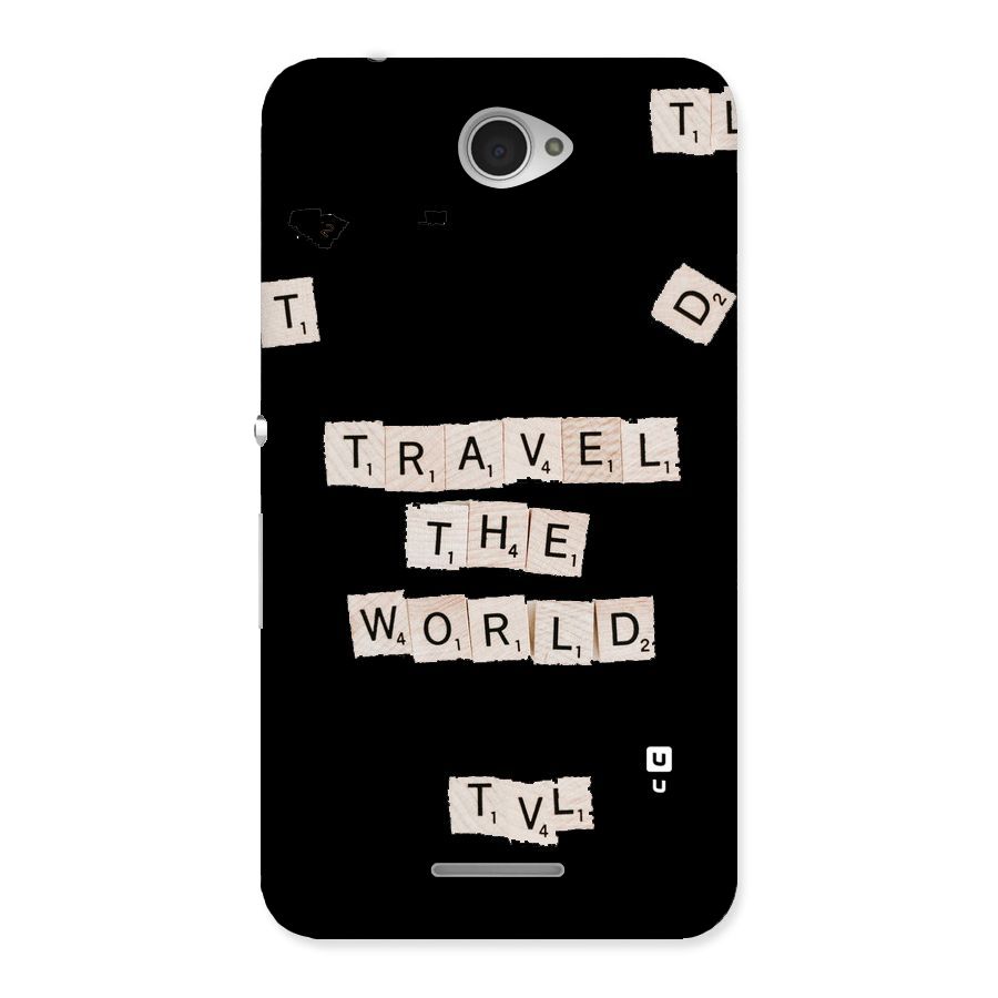 Blocks Travel Back Case for Sony Xperia E4