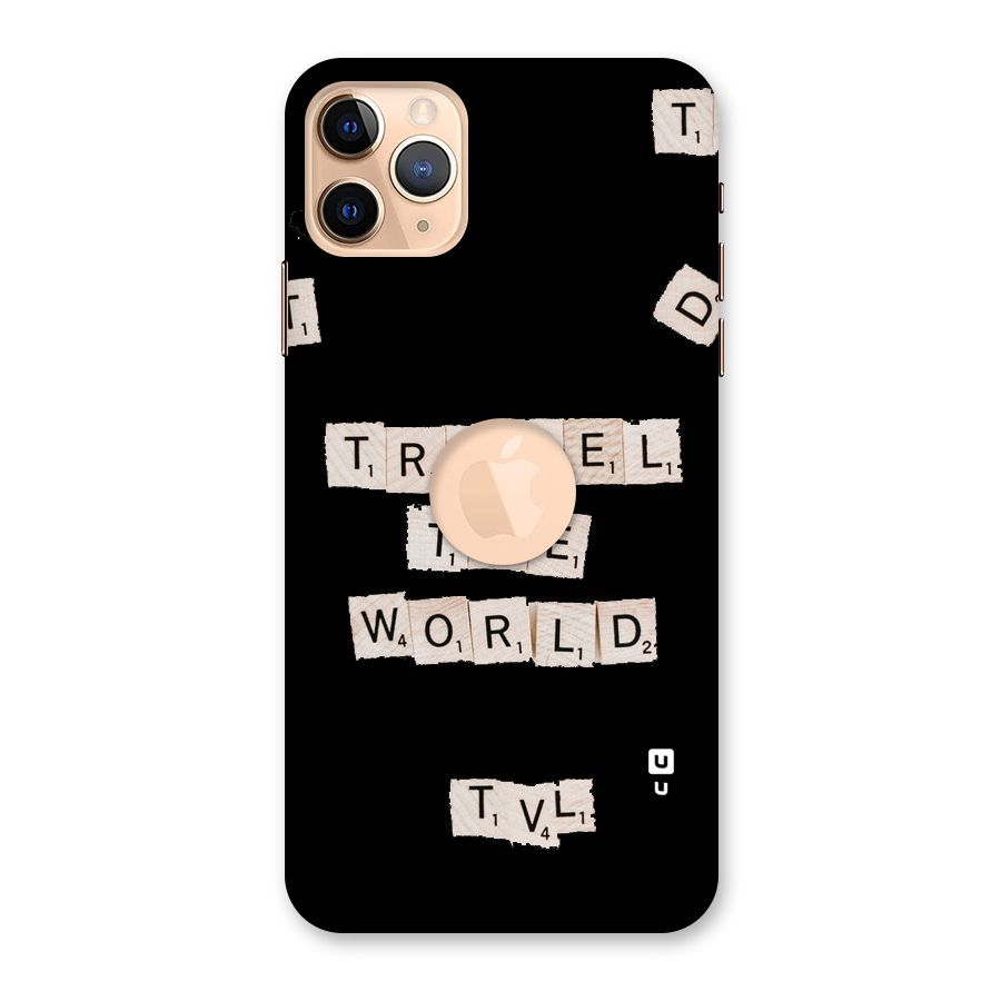 Blocks Travel Back Case for iPhone 11 Pro Max Logo Cut