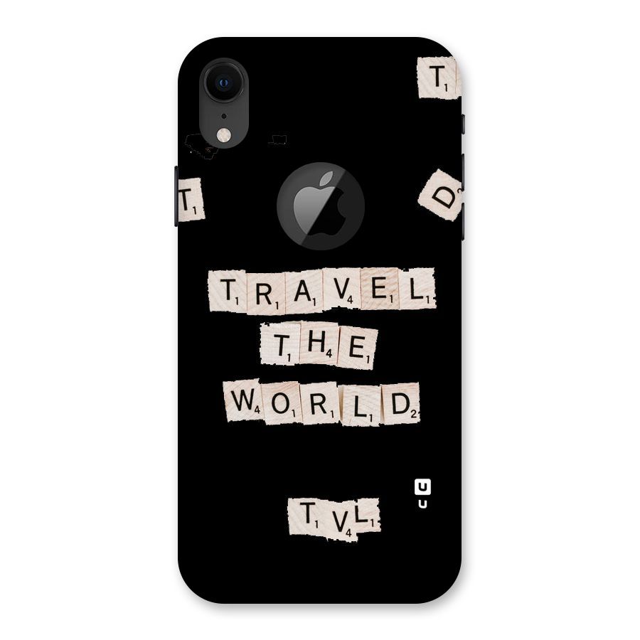 Blocks Travel Back Case for iPhone XR Logo Cut