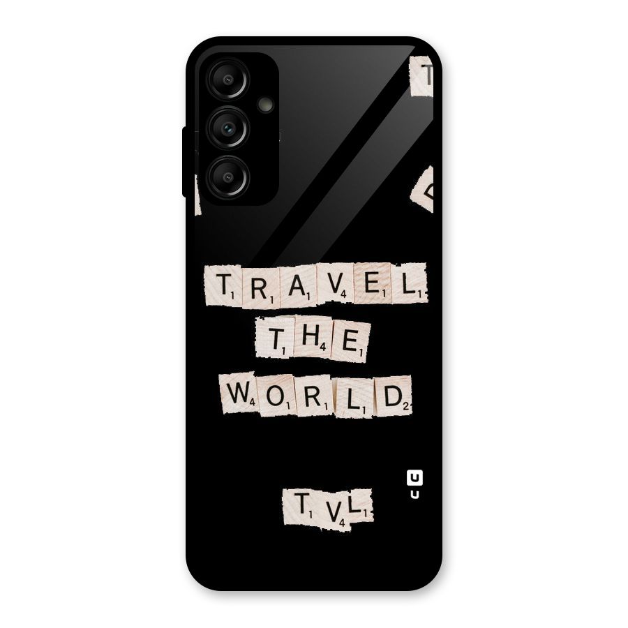 Blocks Travel Glass Back Case for Galaxy A14 5G