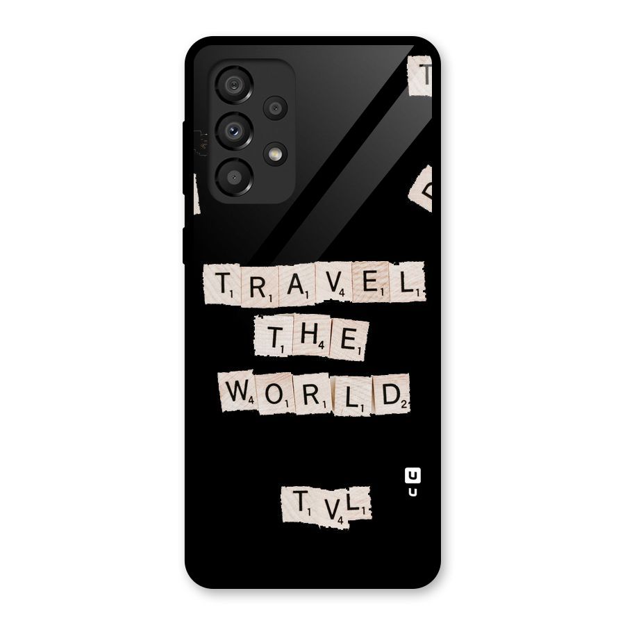 Blocks Travel Glass Back Case for Galaxy A33 5G