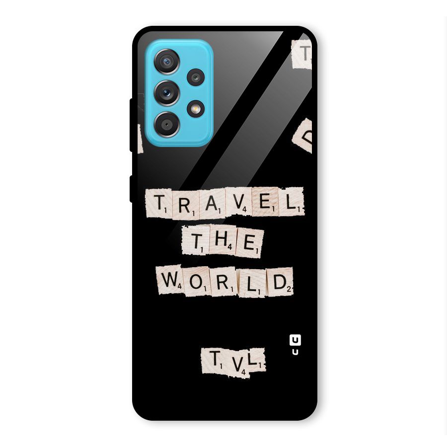 Blocks Travel Glass Back Case for Galaxy A52