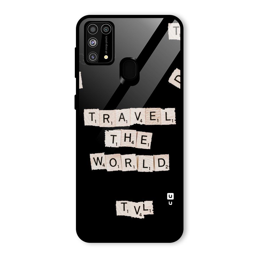 Blocks Travel Glass Back Case for Galaxy F41