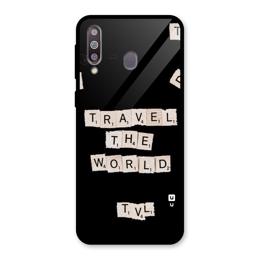 Blocks Travel Glass Back Case for Galaxy M30