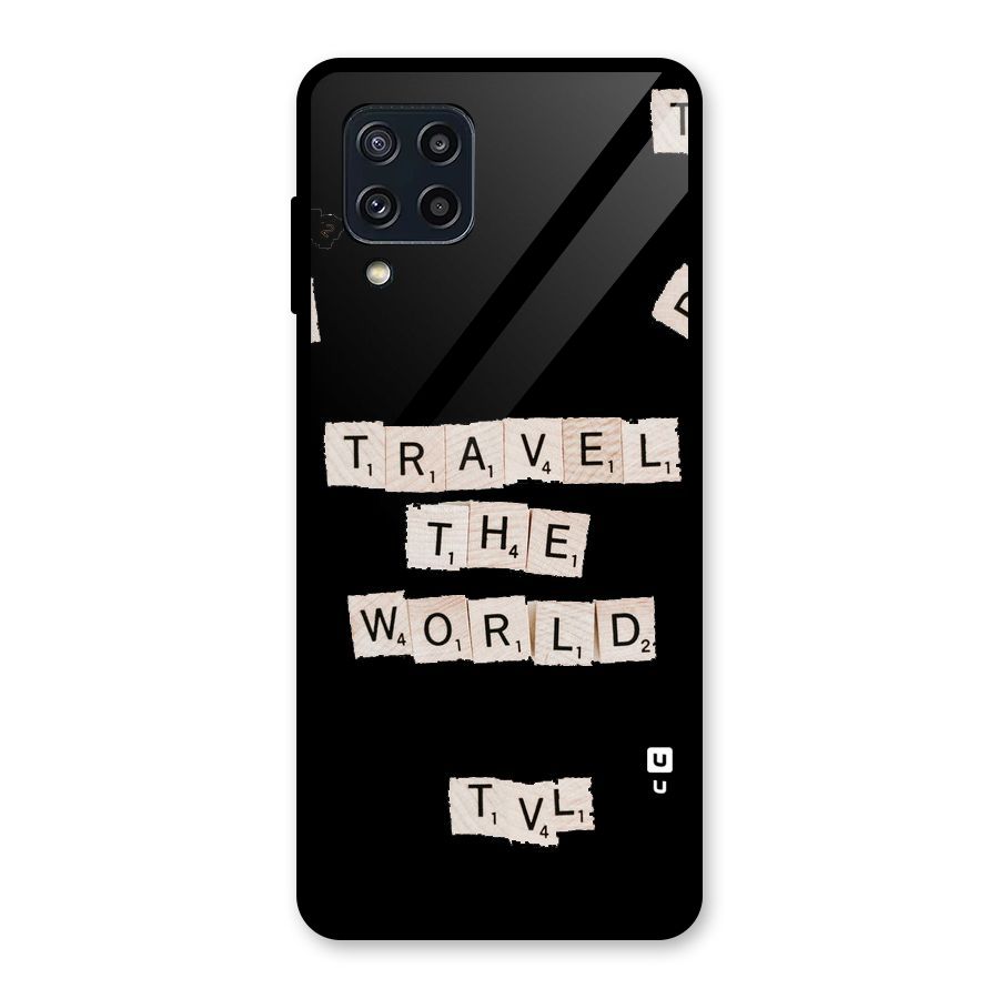 Blocks Travel Glass Back Case for Galaxy M32