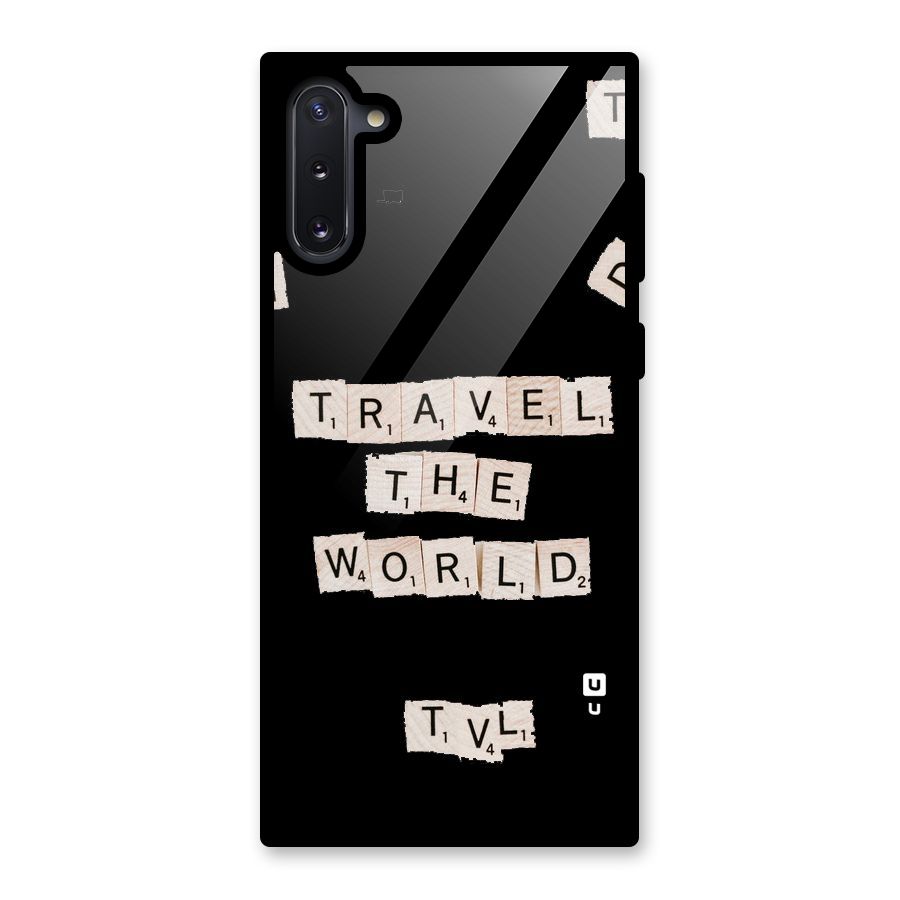 Blocks Travel Glass Back Case for Galaxy Note 10