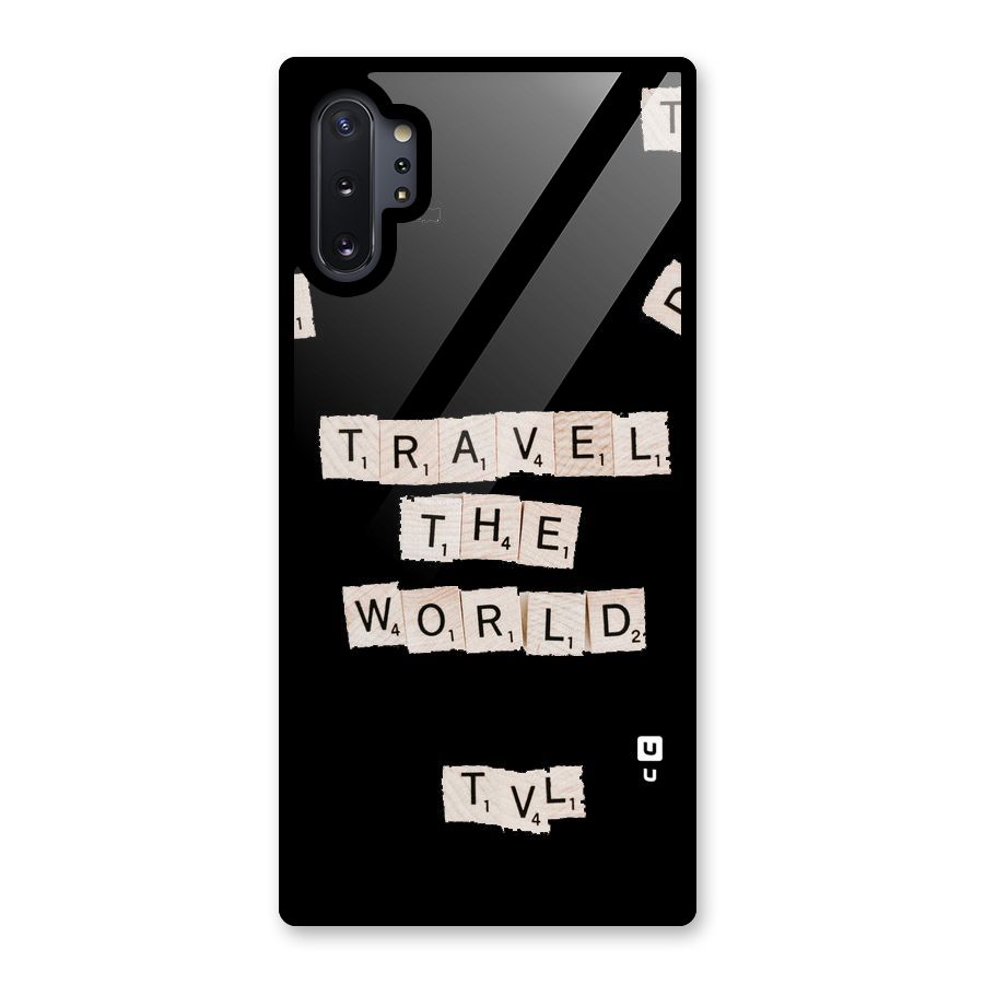 Blocks Travel Glass Back Case for Galaxy Note 10 Plus