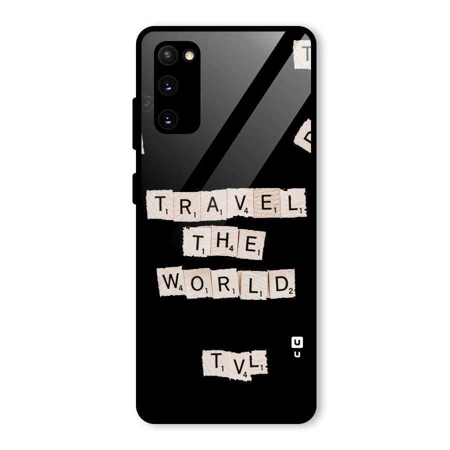Blocks Travel Glass Back Case for Galaxy S20 FE 5G