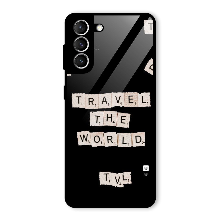 Blocks Travel Glass Back Case for Galaxy S21 5G