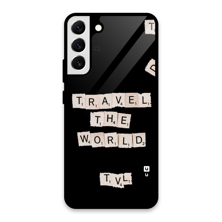 Blocks Travel Glass Back Case for Galaxy S22 Plus 5G