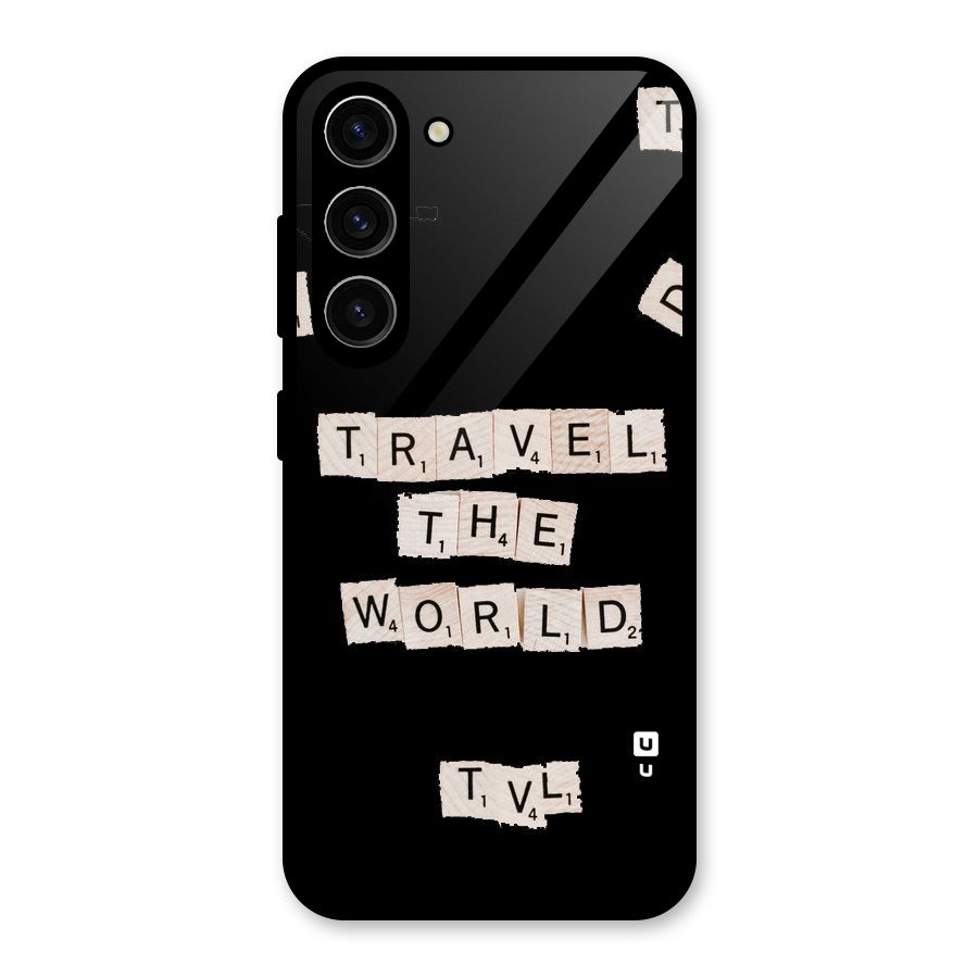 Blocks Travel Glass Back Case for Galaxy S23