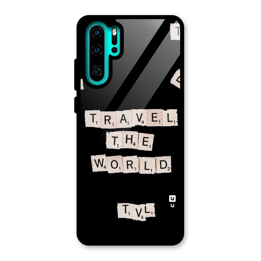 Blocks Travel Glass Back Case for Huawei P30 Pro