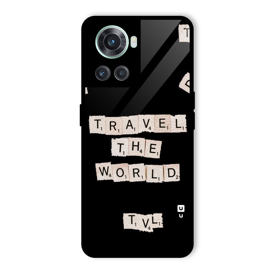 Blocks Travel Glass Back Case for OnePlus 10R