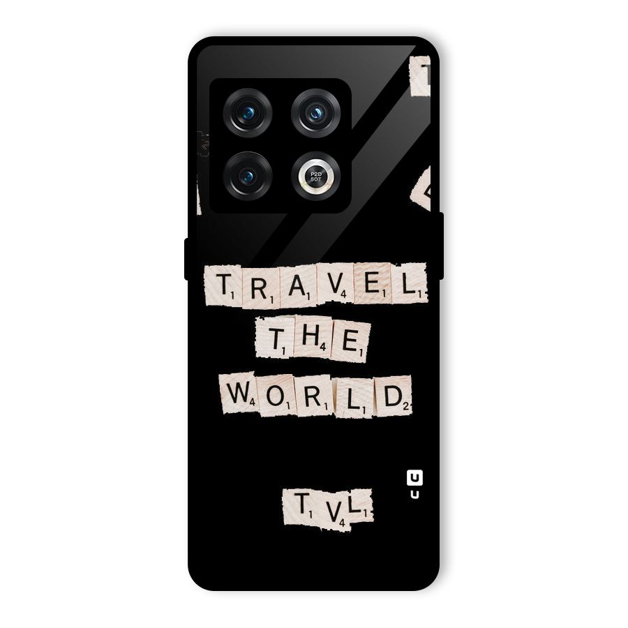 Blocks Travel Glass Back Case for OnePlus 10 Pro 5G