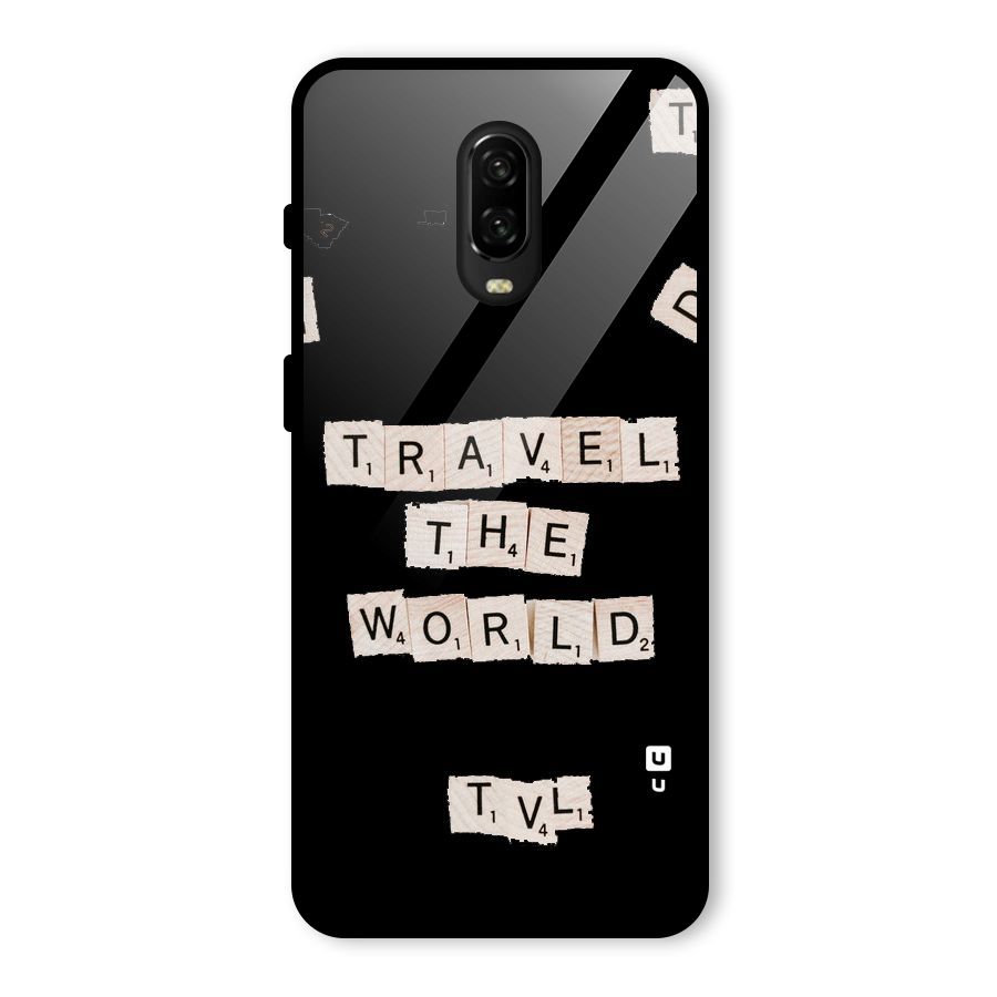 Blocks Travel Glass Back Case for OnePlus 6T
