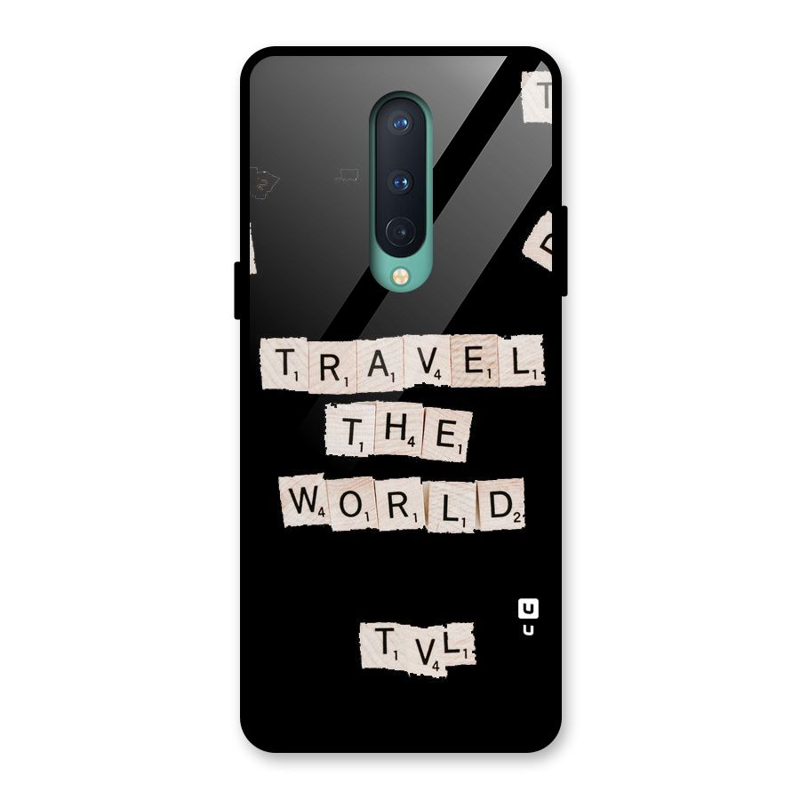 Blocks Travel Glass Back Case for OnePlus 8