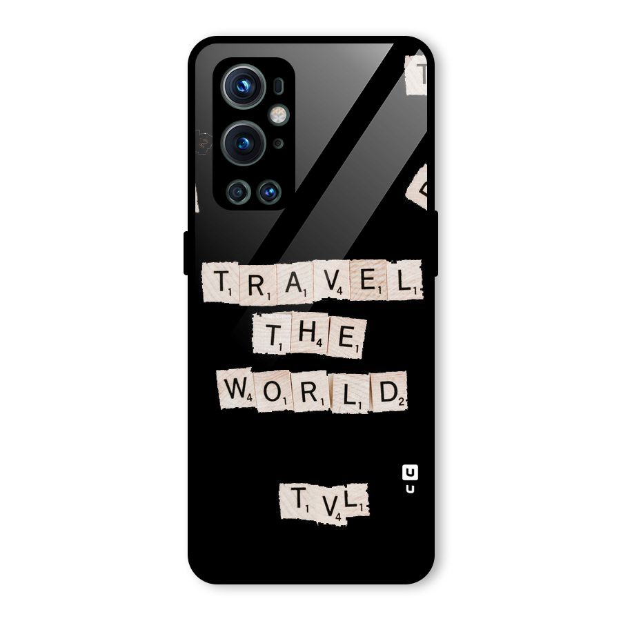 Blocks Travel Glass Back Case for OnePlus 9 Pro