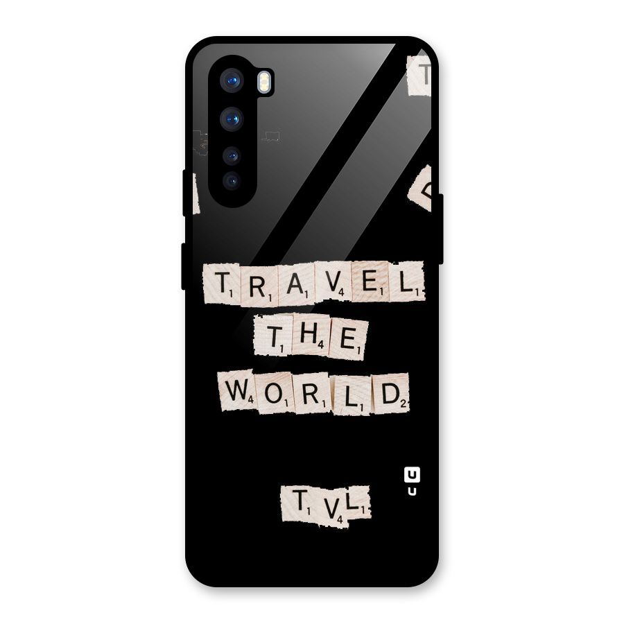 Blocks Travel Glass Back Case for OnePlus Nord