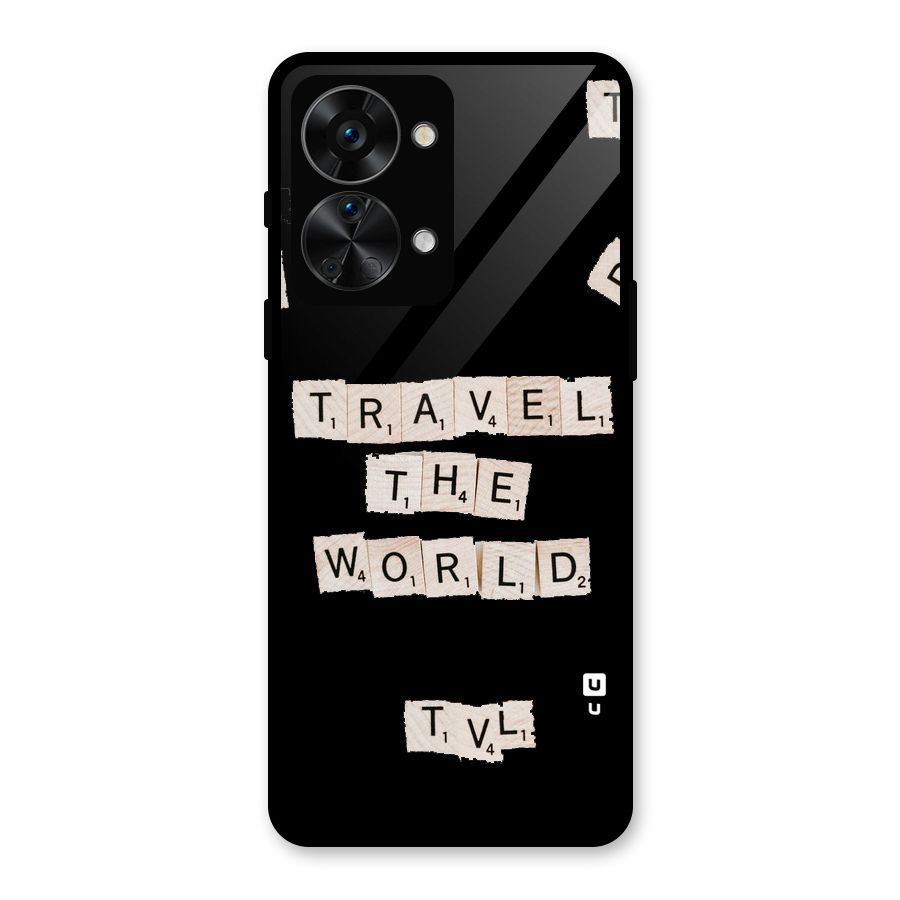 Blocks Travel Glass Back Case for OnePlus Nord 2T
