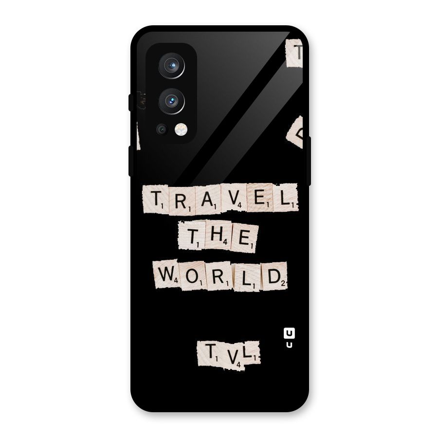 Blocks Travel Glass Back Case for OnePlus Nord 2 5G