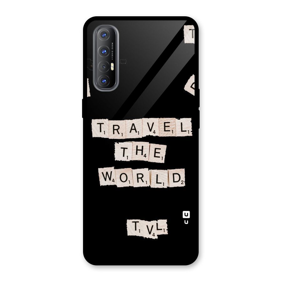 Blocks Travel Glass Back Case for Oppo Reno3 Pro