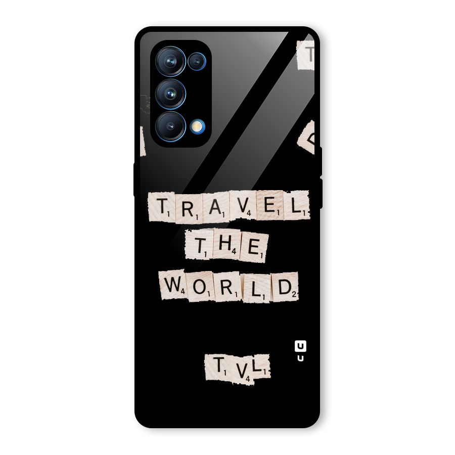 Blocks Travel Glass Back Case for Oppo Reno5 Pro 5G