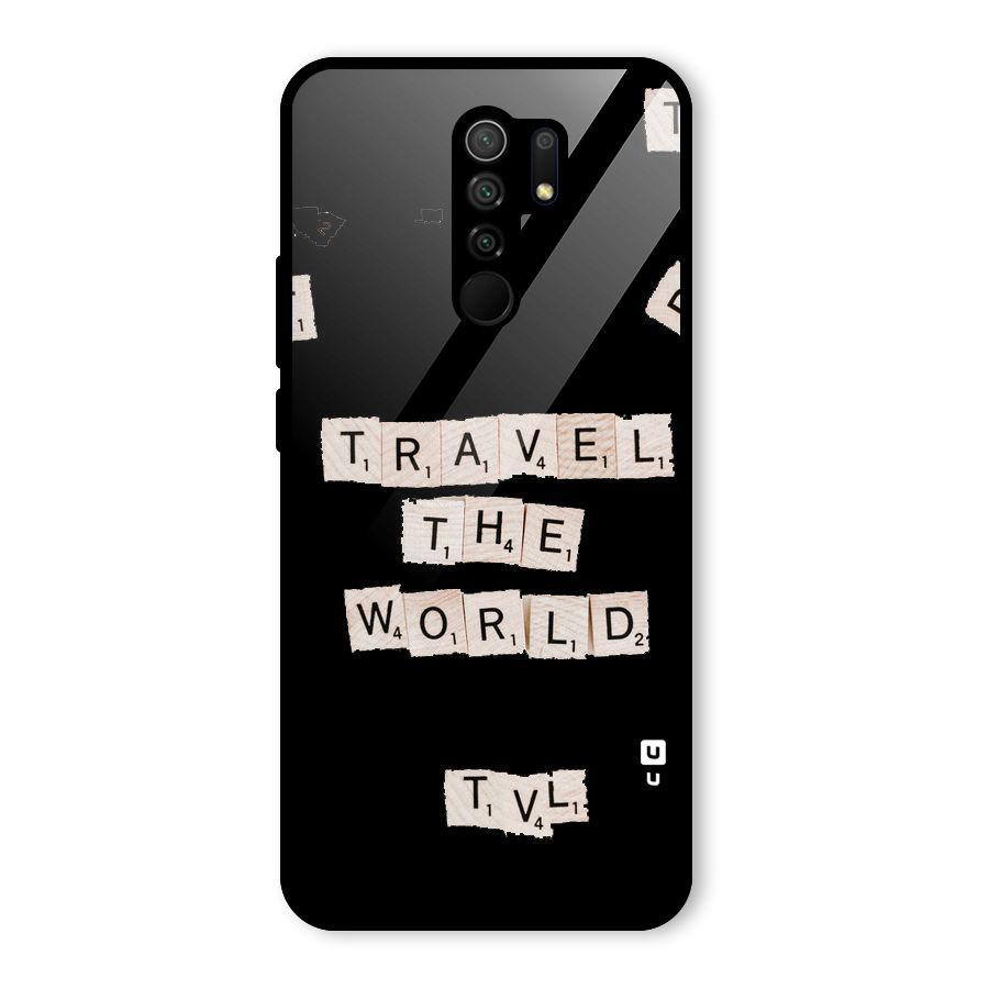 Blocks Travel Glass Back Case for Poco M2