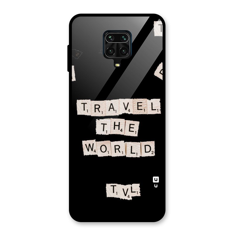 Blocks Travel Glass Back Case for Poco M2 Pro