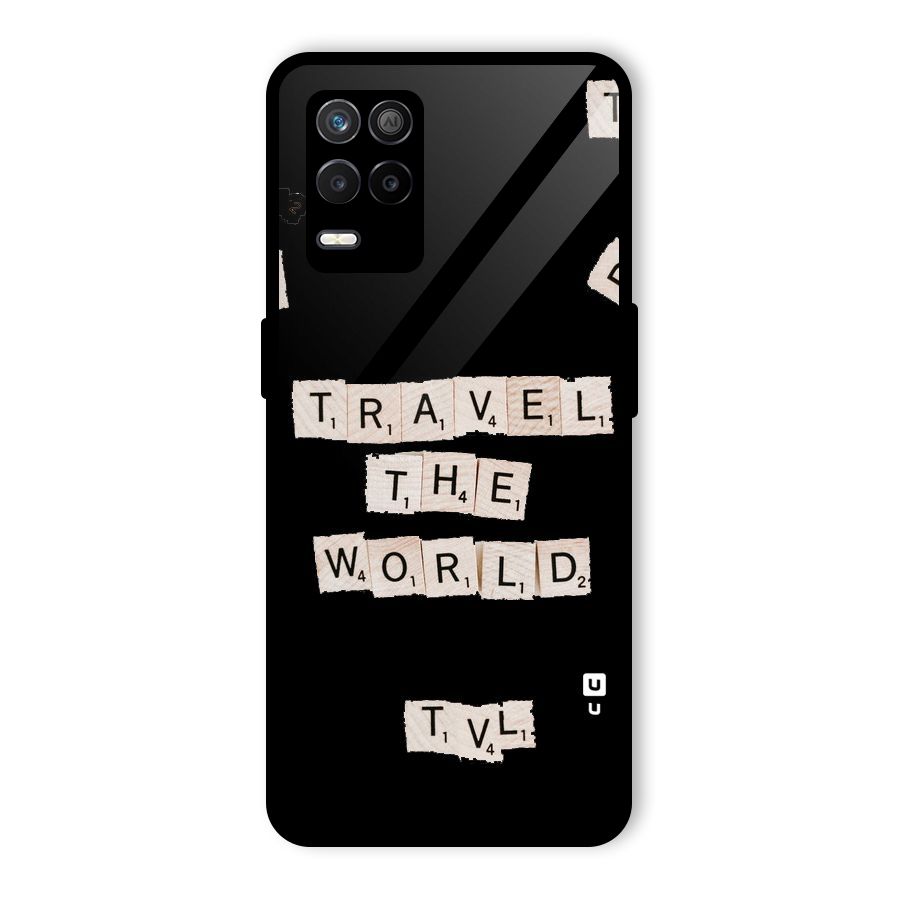 Blocks Travel Glass Back Case for Realme 8 5G