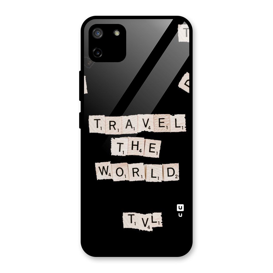 Blocks Travel Glass Back Case for Realme C11