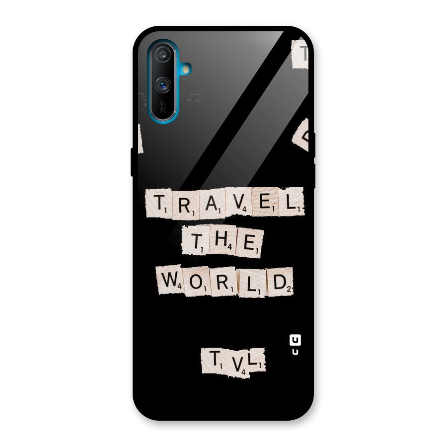 Blocks Travel Glass Back Case for Realme C3