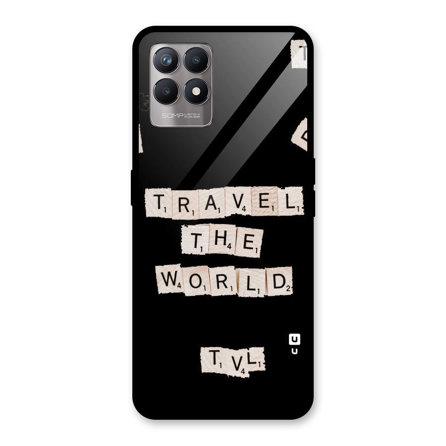 Blocks Travel Glass Back Case for Realme Narzo 50